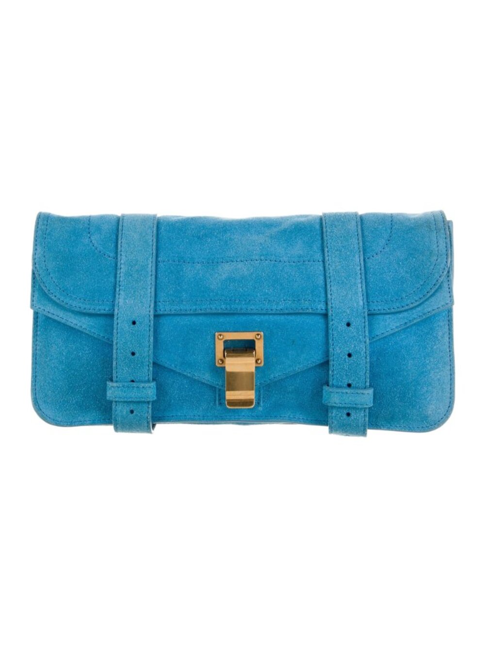 Proenza Schouler P9 Suede Clutch